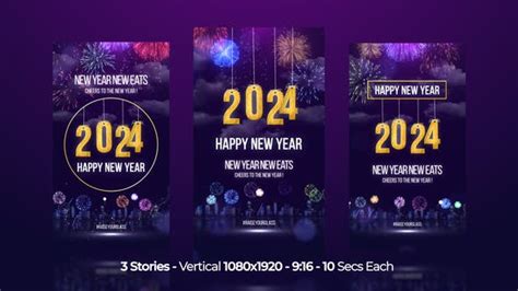 Download Happy New Year Wishes 2024 Instagram Stories - Videohive ...