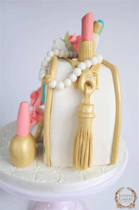 Roses, Cosmetics and Jewels Birthday Cake! - Juniper Cakery | Cakes in ...