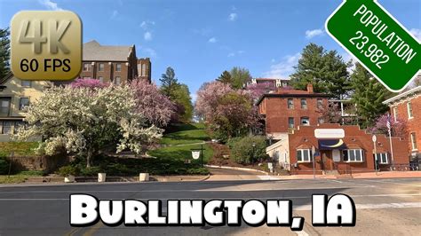 Driving Around Stunning Downtown Burlington, IA in 4k Video - YouTube