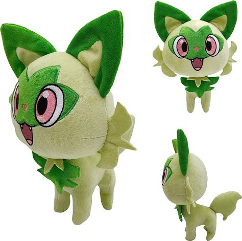 Lmlly 25cm Pokemon Sprigatito Plush Doll Japan Movie Anime Cat Sprigatito Green Fox Fuecoco ...