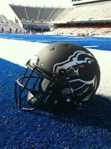 Boise State Helmet 2012 | Football helmets, Helmet, Sports team