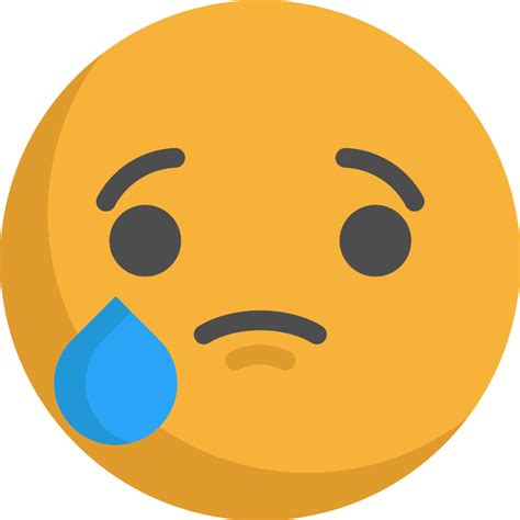 Crying Emoji Vector SVG Icon - SVG Repo
