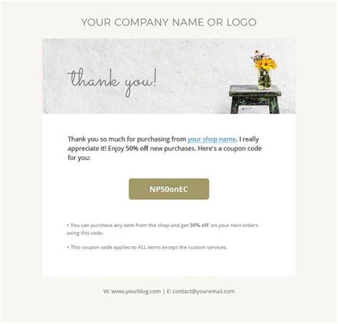 6 Templates to make your thank you emails stand out - Email Marketing ...