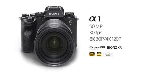 Sony Alpha 1 Mirrorless Camera With 50MP Sensor, 8K Video Recording ...