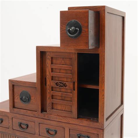 Japanese Step-Tansu Chest Cabinet | EBTH