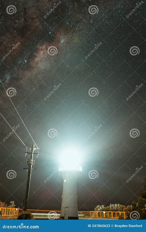 Milky Way at the Ulladulla Lighthouse Stock Image - Image of dark, star: 247865623