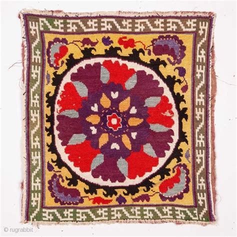 Uzbek Cross stitched Embroidery 31 x 35 cm / 12 x 13 inches | Embroidery stitches, Cross stitch ...