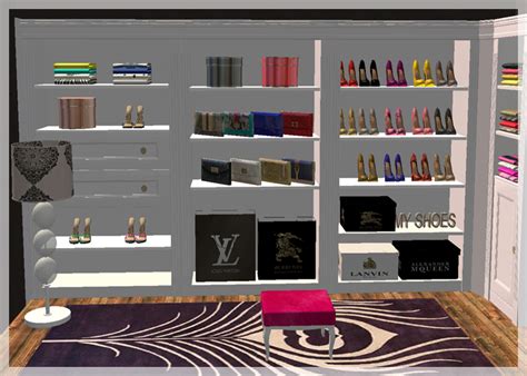 Dressing Room - Downloads - BPS Community | Sims 4 bedroom, Sims 4 cc furniture, Sims house