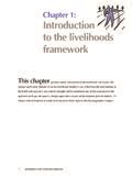 Chapter 1: Introduction to the livelihoods framework / chapter-1 ...