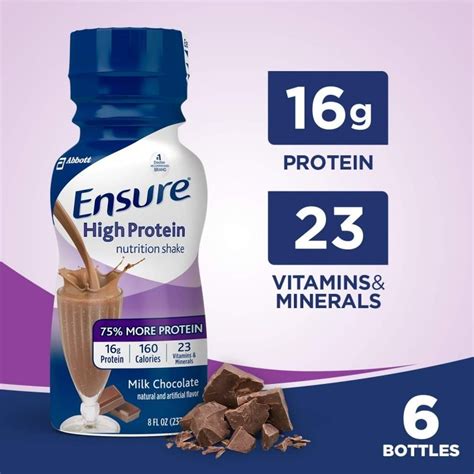 Abbott Ensure High Protein Shake 8 fl oz (pack of 24)