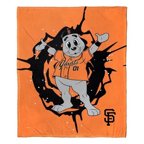 50"x60" Mlb San Francisco Giants Mascot Silk Touch Throw Blanket : Target