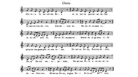 Gloria Sheet music Lyrics | Easy Sheet Music