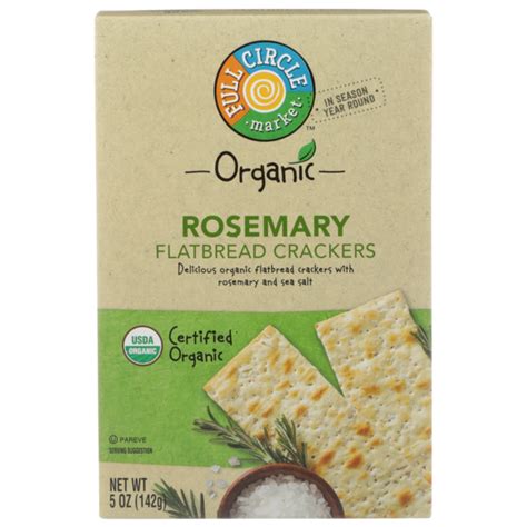 Full Circle Rosemary Flatbread Crackers (5 oz) - Instacart