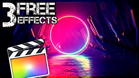 3 Free Effects In Final Cut Pro X No Plugins - YouTube