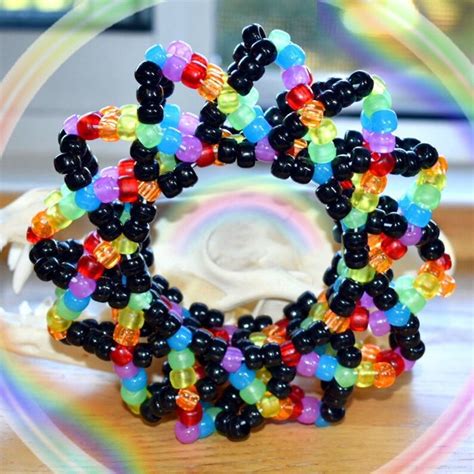 Rainbow Spiral Kandi Cuff by inkuubus_ - Kandi Photos on Kandi Patterns