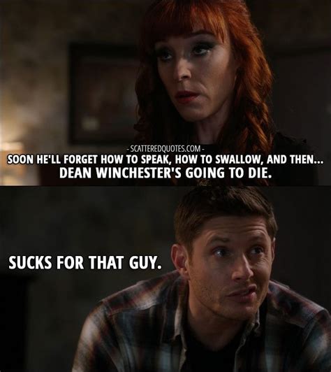 30 Best Supernatural Quotes from 'Regarding Dean' (12x11 | Supernatural quotes, Supernatural ...