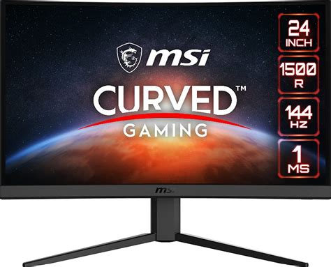 MSI Optix G24C4 Curved Gaming Monitor | 23.6 Inch (60 Cm) 1920 X 1080 ...