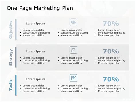 One Page Marketing Plan PowerPoint Template 02