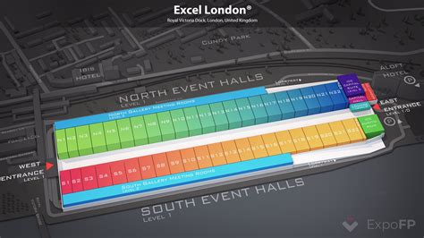 ExCeL London floor plan