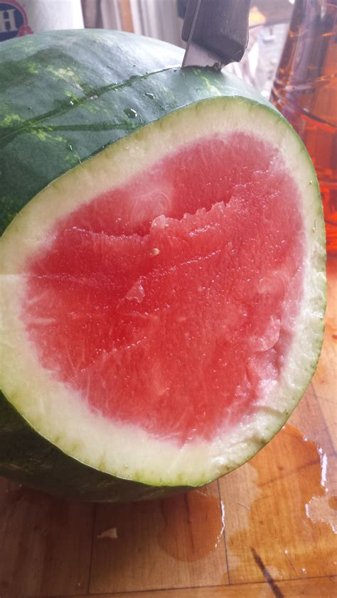 I just can't get behind seedless watermelon. They aren't nearly as sweet as the seeded ones ...