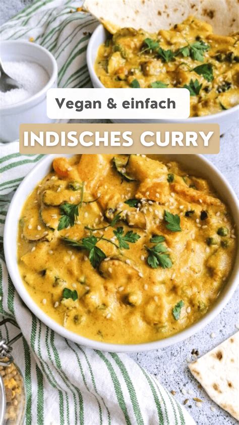 Vegetarisches indisches Curry Rezept mit Kokosmilch und Cashewkernen | Ricetta