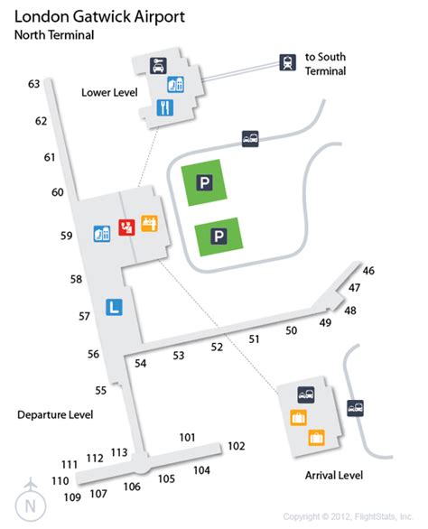 North Terminal Gatwick Map - China Map Tourist Destinations