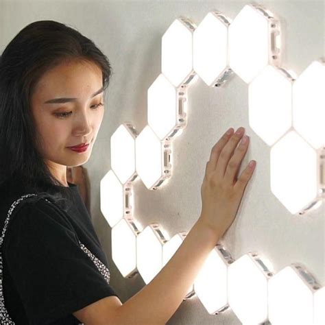 Connect the tiles together using the magnetic edges and turn your wall into a work of art ...
