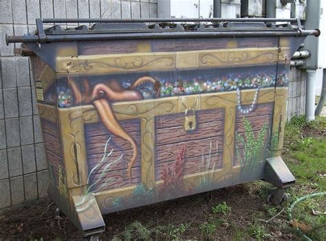 17 Best images about Dumpster Art on Pinterest | Creative, Trash bins ...