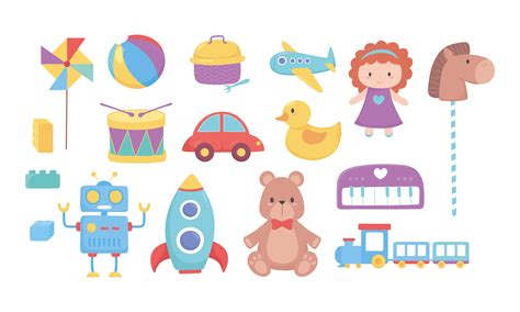 Kids Toys Vector Art, Icons, and Graphics for Free Download