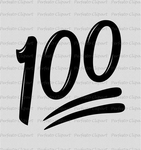 Hundred Points Emoji / 100 Emoji SVG / PNG / Instant Download - Etsy ...