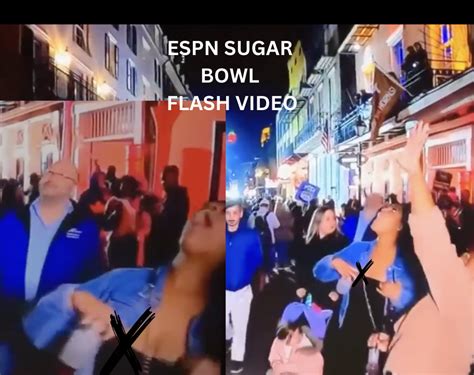 Sugar Bowl Breast 2024 ESPN Flash Video Viral