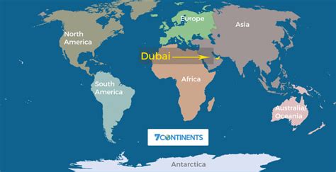 What Continent is Dubai In? | The 7 Continents of the World