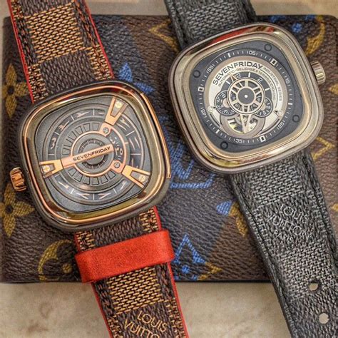 Louis Vuitton strap made for sevenfriday watches