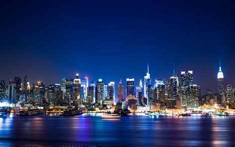 Manhattan New York City Night Wallpapers - Wallpaper Cave