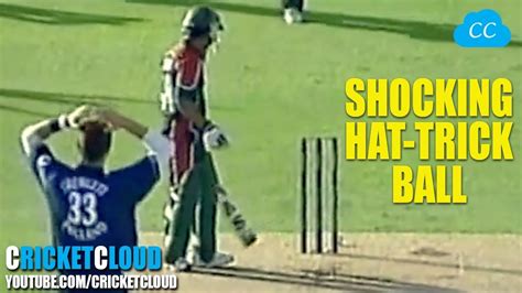 UNBELIEVABLE HAT-TRICK BALL in the History of Cricket !! - YouTube