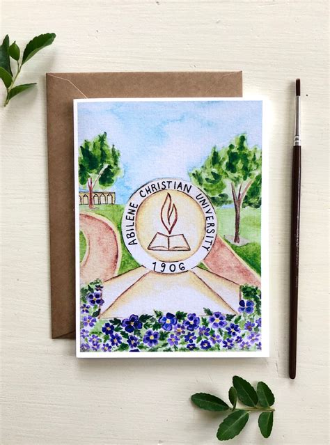 Abilene Christian University Set of 10 Greeting Cards - Etsy