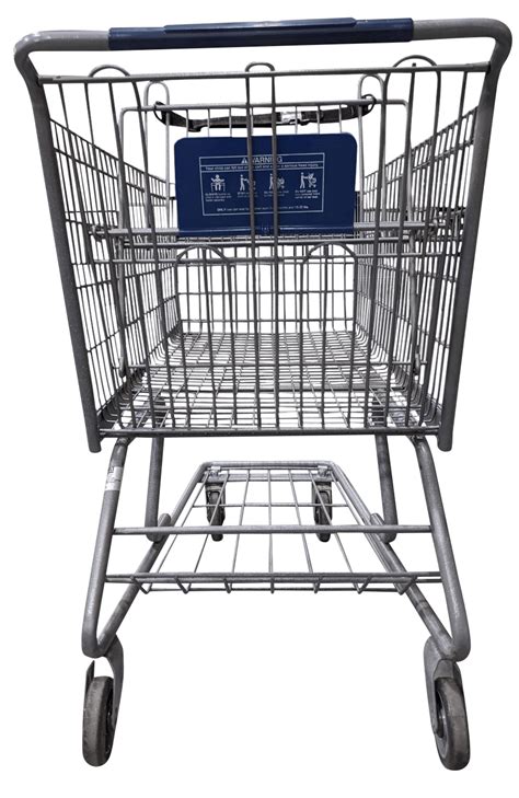 Large Reconditioned Metal Shopping Cart -3541