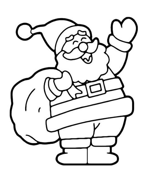 42 Dessins de Pères noël & Coloriages à Imprimer | Dessin noel a imprimer, Dessin pere noel ...