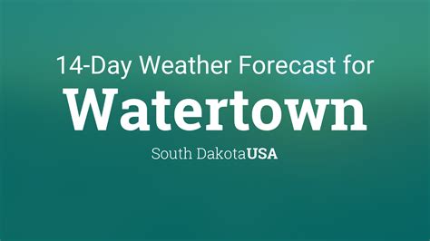 Watertown, South Dakota, USA 14 day weather forecast