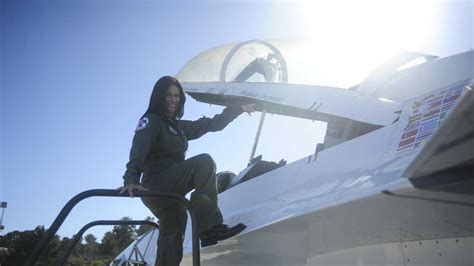 PHOTOS: Michelle Imperato suits up with the Thunderbirds