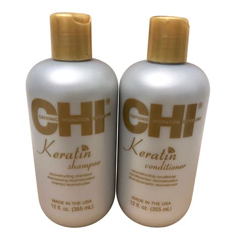 CHI Keratin Shampoo & Conditioner Set 12 OZ Each | eBay