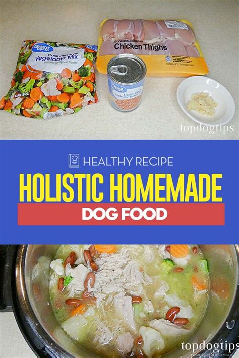 Holistic Homemade Dog Food Recipe | Dog food recipes, Homemade dog food ...