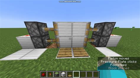 Redstone Door Tutorial l Silent - YouTube