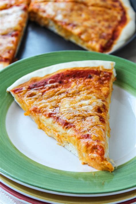 Homemade Cheese Pizza | Baking You Happier