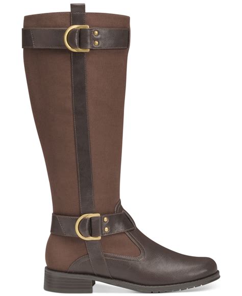 Lyst - Aerosoles Ride Line Tall Boots in Brown