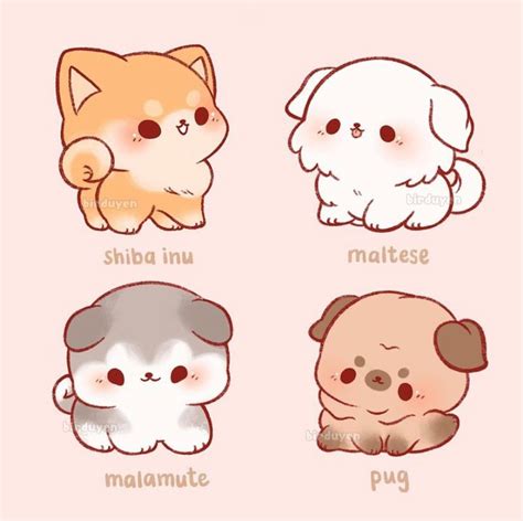 T on Twitter | Cute dog drawing, Cute kawaii animals, Cute animal ...