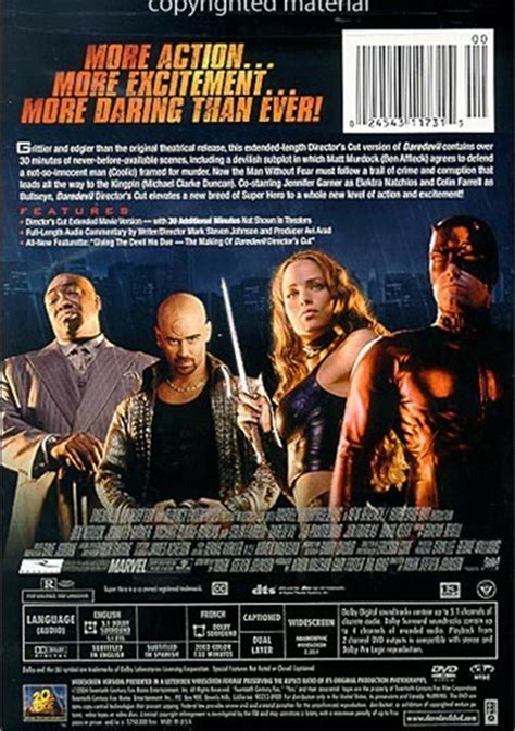 Daredevil: Director's Cut (DVD 2003) | DVD Empire