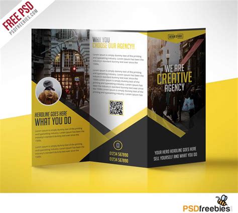 3 Fold Brochure Template Psd Free Download – Sample.gelorailmu.com