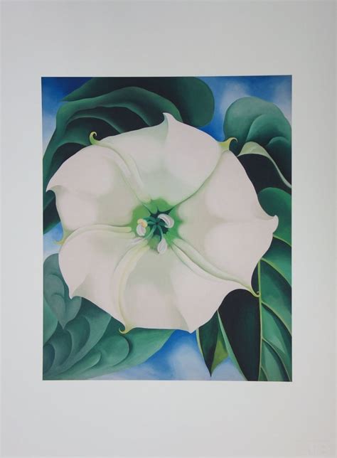 Georgia O'Keeffe | Jimson Weed, White Flower No. 1 | MutualArt