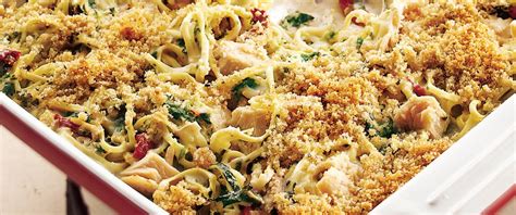 Florentine Tuna Tetrazzini recipe from Betty Crocker